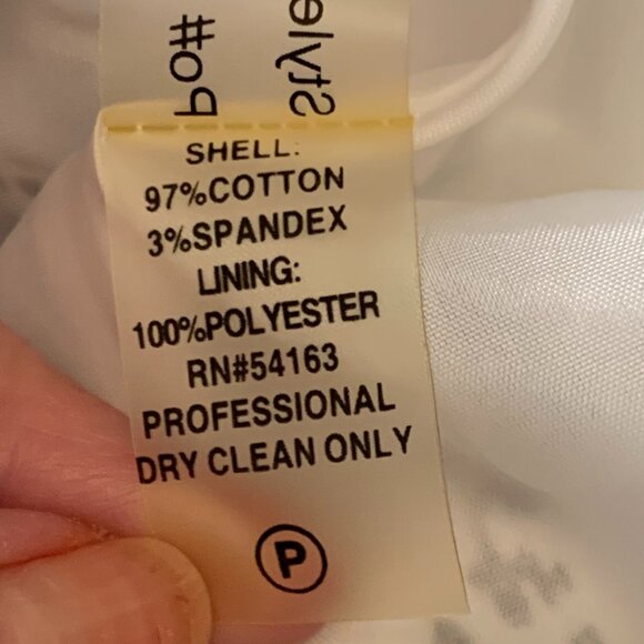 Calvin Klein Black and White Midi Dress - Picture 7 of 9